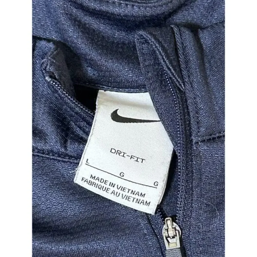 Nike Dri-Fit Essential Tech 1/4 Zip‎ Tri Cot Lightweight Jackets Men's Sz L Two